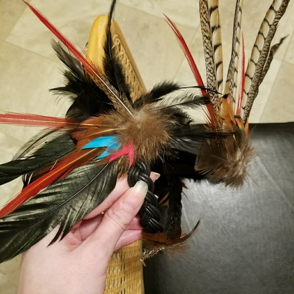 Barbarian leather fur warrior festival GOT set - Picture 4 of 5